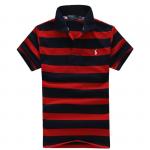 high neck t-shirt wholesale polo ralph lauren hommes 2013 italy cotton pl886 black red